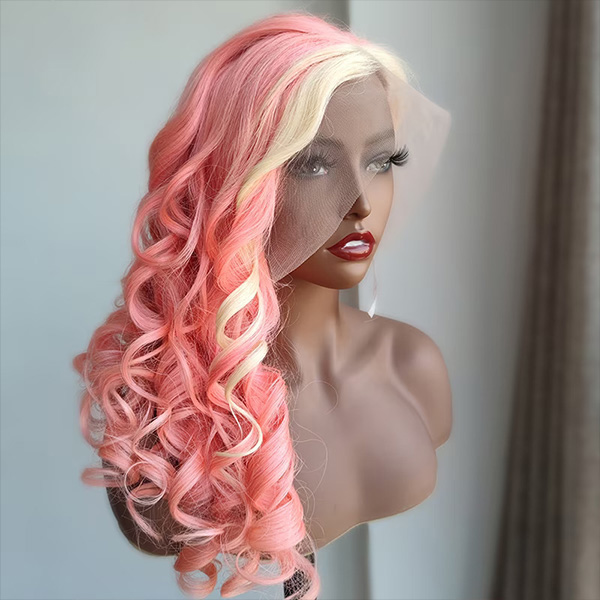 barbie series wigs blonde and pink