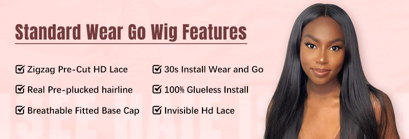 Standard Wear Go Wig Features