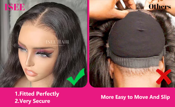 Normal Breathable Cap Wig Vs Isee Breathable Cap Wig