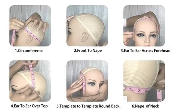 how to measure head for a wig