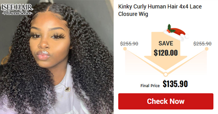 Kinky Curly Glueless Wig