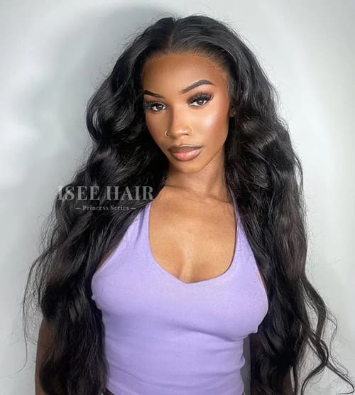 Long Wavy quick hairstyle for black women