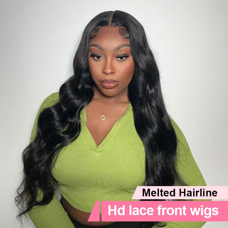 melted hairline wigs hd lace front wig