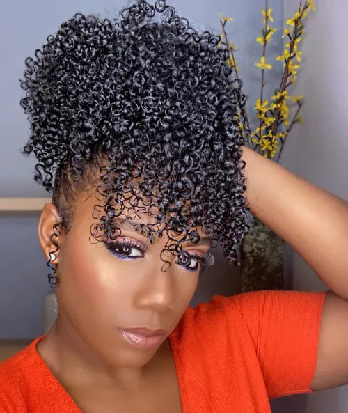 25 Cute short curly hairstyles for black women to try in 2020 -  Briefly.co.za