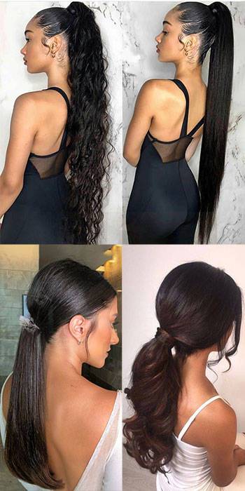 Criss Cross Woven Ponytail Hairstyle | Hairstyles For Girls - Princess  Hairstyles