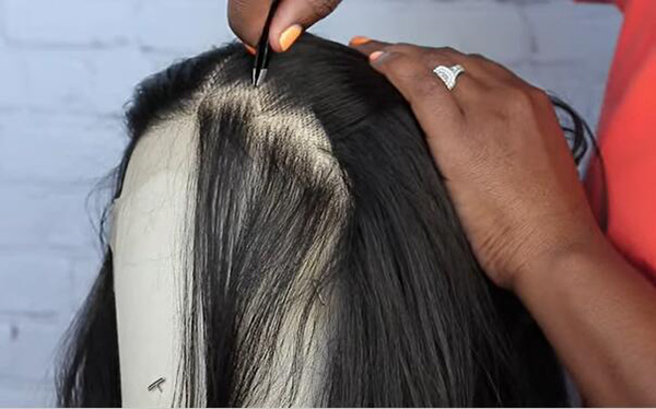 Synthetic Wig plucking