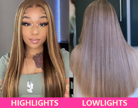 Hair streaks on sale vs highlights