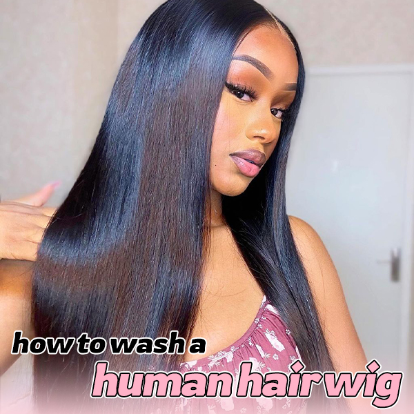 how to wash a human hair wig