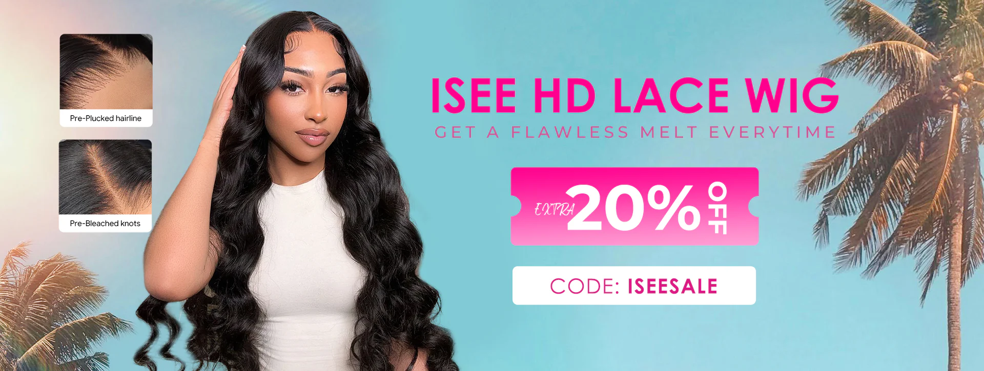 ISEE Mid Year Super Sale HD Lace Wig